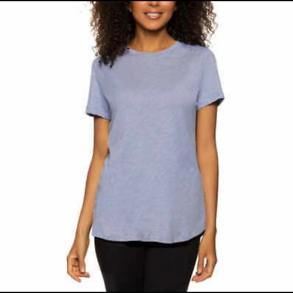 Felina Ladies 2-Pack Slub Crew Neck Tee